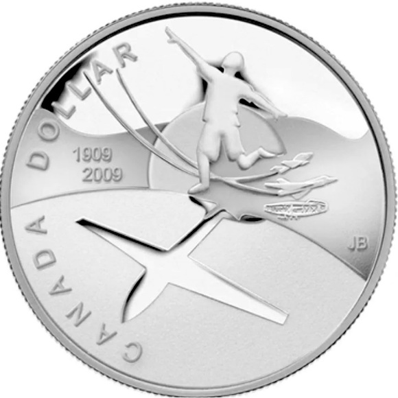 Silver Collectors Coin. Celebrating the 100th Anniversary of Flight. - Picture 1 of 6